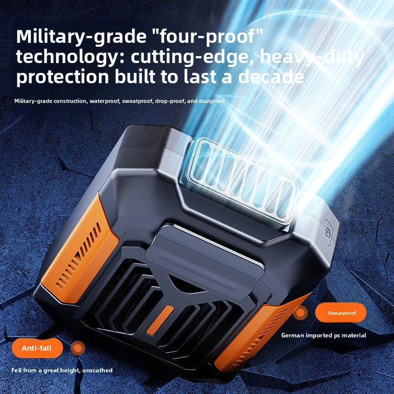 Waist Mount Clip on Fan USB Re - Outdoor Camping Ventilator review and price