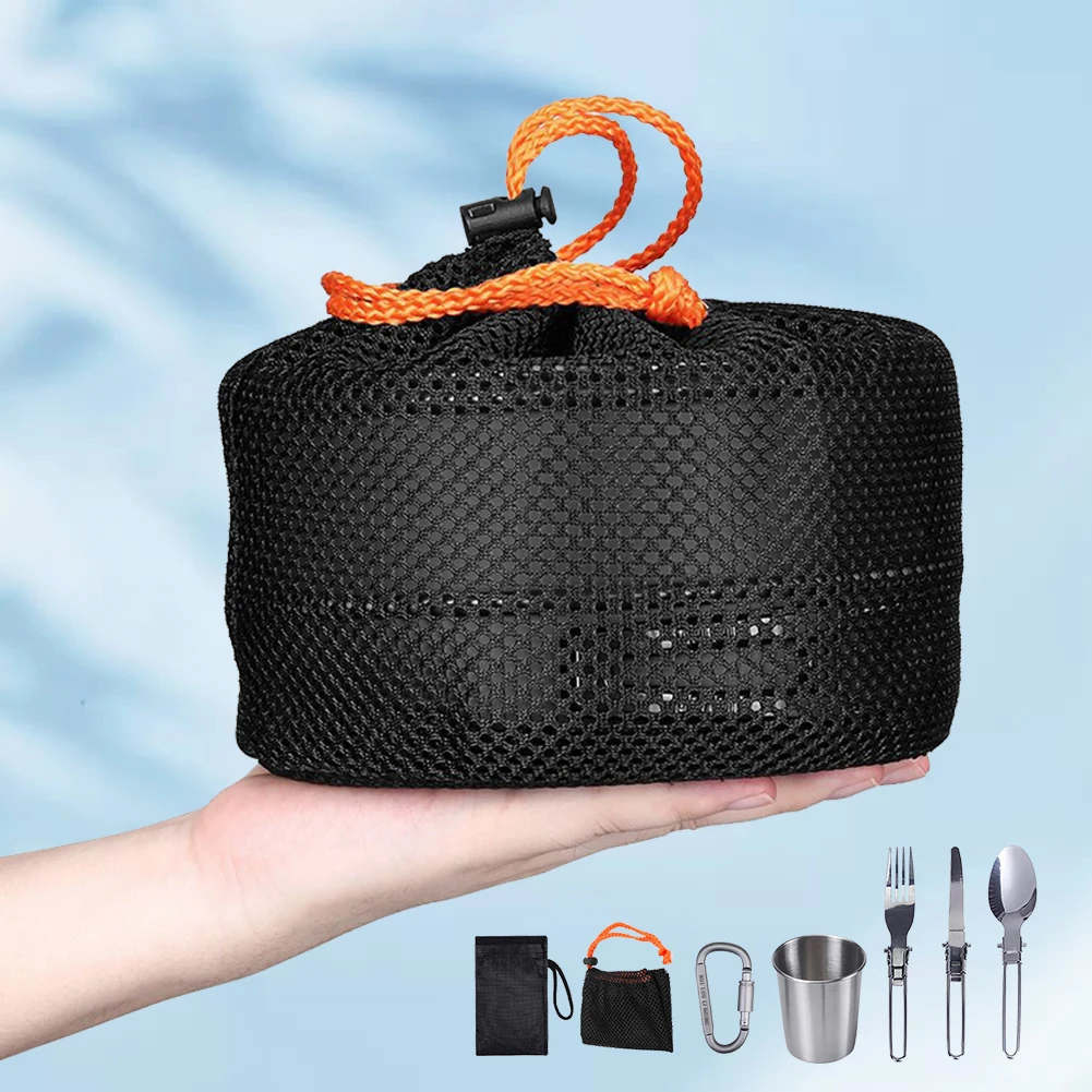 Camping Cookware Kit Kettle Po - Outdoor Camping Kettle review and price