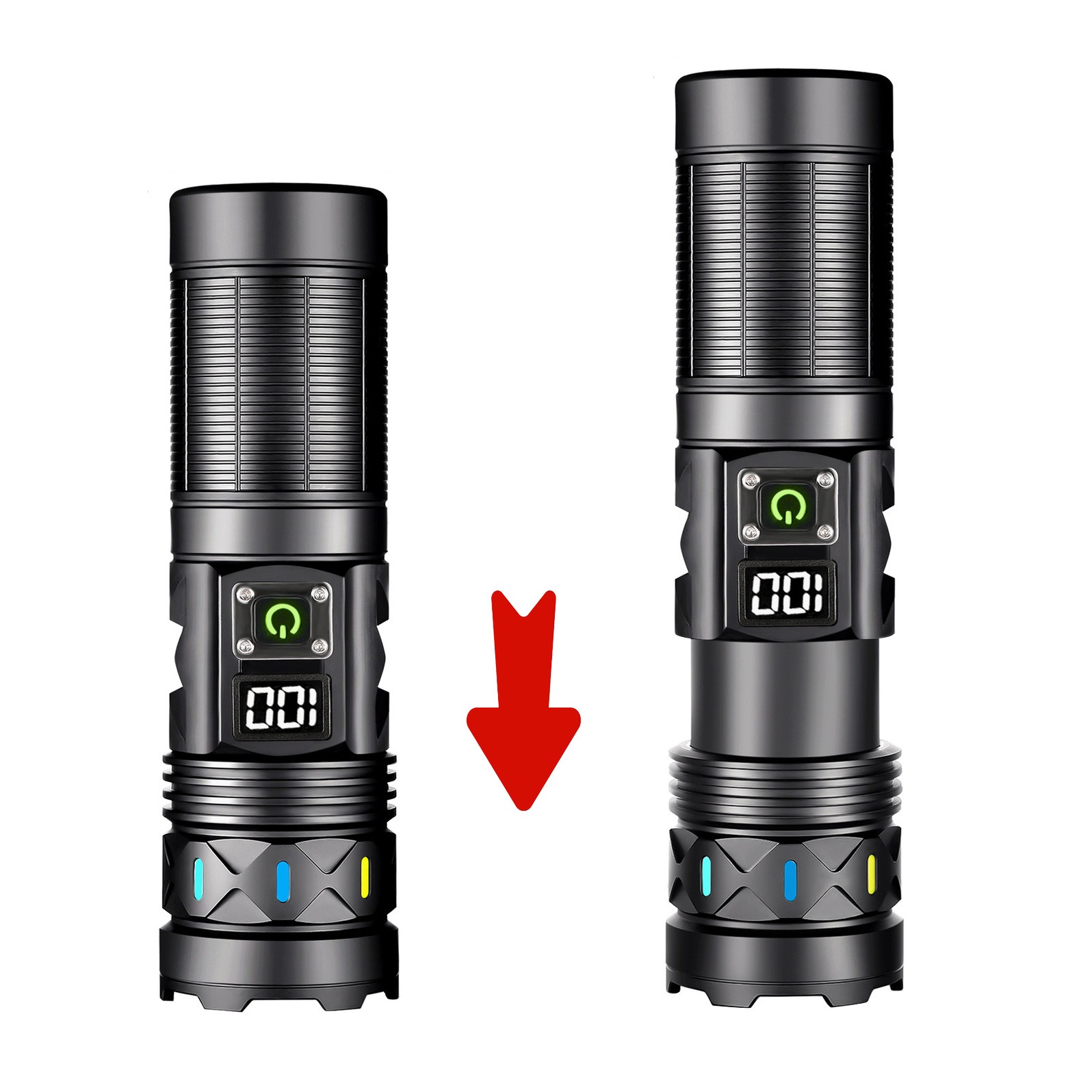 High Power LED Flashlight Tele - Outdoor Camping Lantern review and price