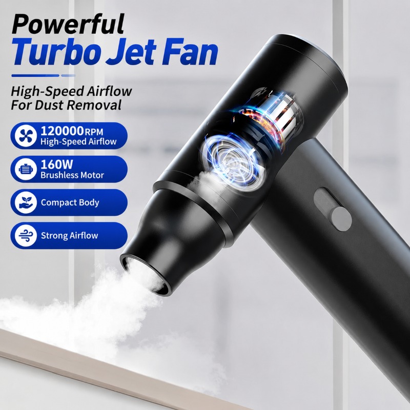 Portable Rechargeable Turbo Je - Outdoor Camping Ventilator review and price