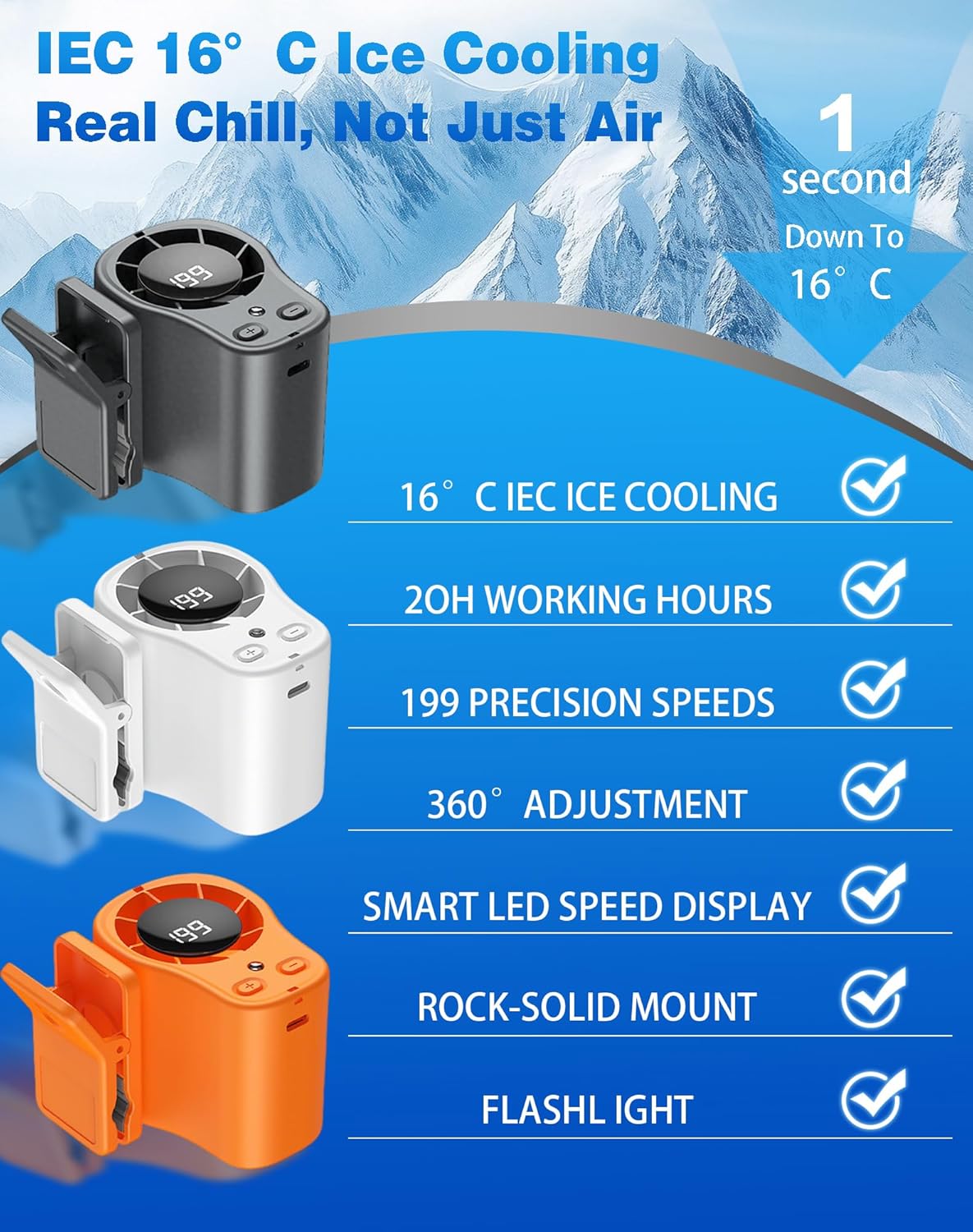 USB Rechargeable Car Clip on A - Outdoor Camping Air Conditioner review and price