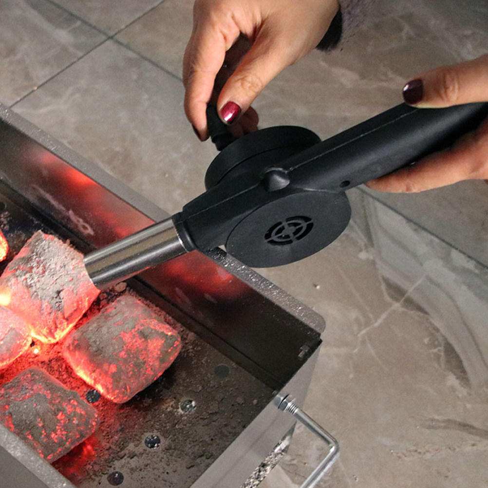 3Pcs Hand Crank Blower Manual  - Outdoor Camping Fireplace review and price